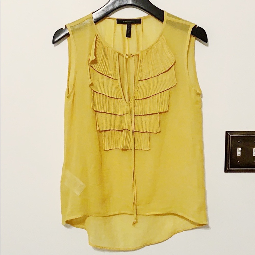 BCBGMAXAZRIA Nettie Top in Bamboo